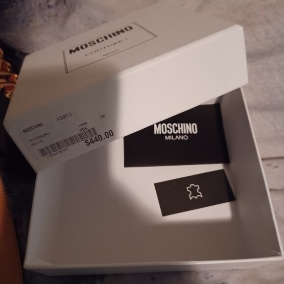 (48hr PRICE DROP!) MOSCHINO Mens RARE Multicolor belt - Picture 3 of 6